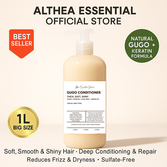 Althea Essential Gugo-Kera Hair Conditioner | Sulfate-Free Conditioner with Gugo & Keratin | Soft, Smooth & Shiny Hair | 1000ml